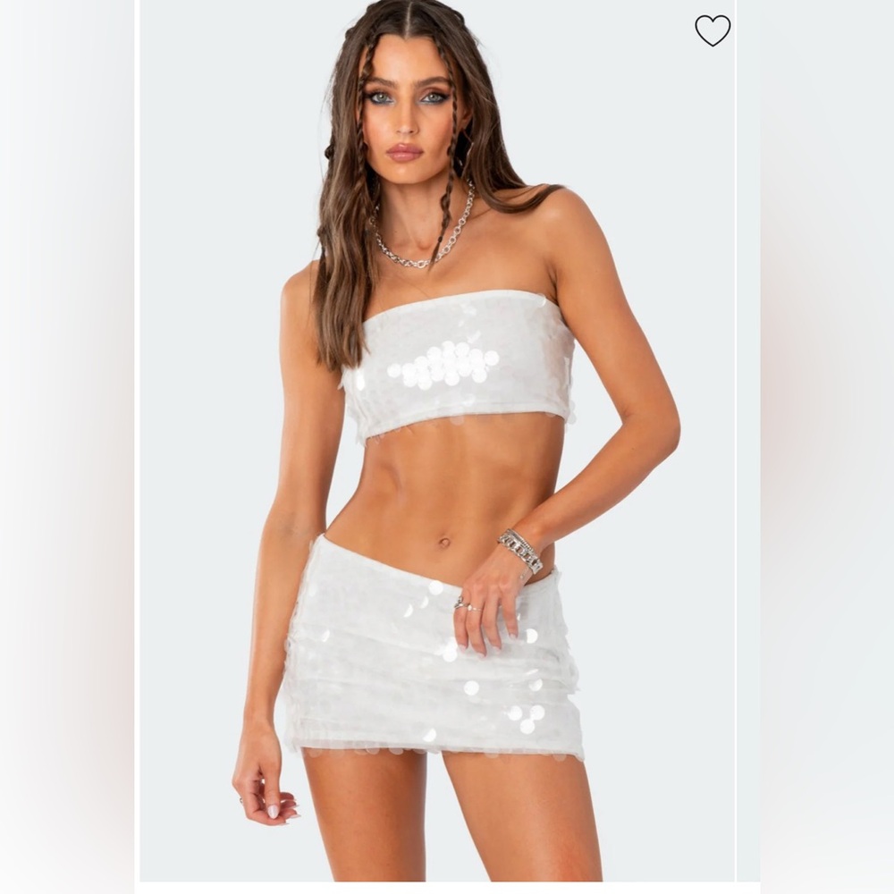 Tink Sequin Bandeau Top - Edikted